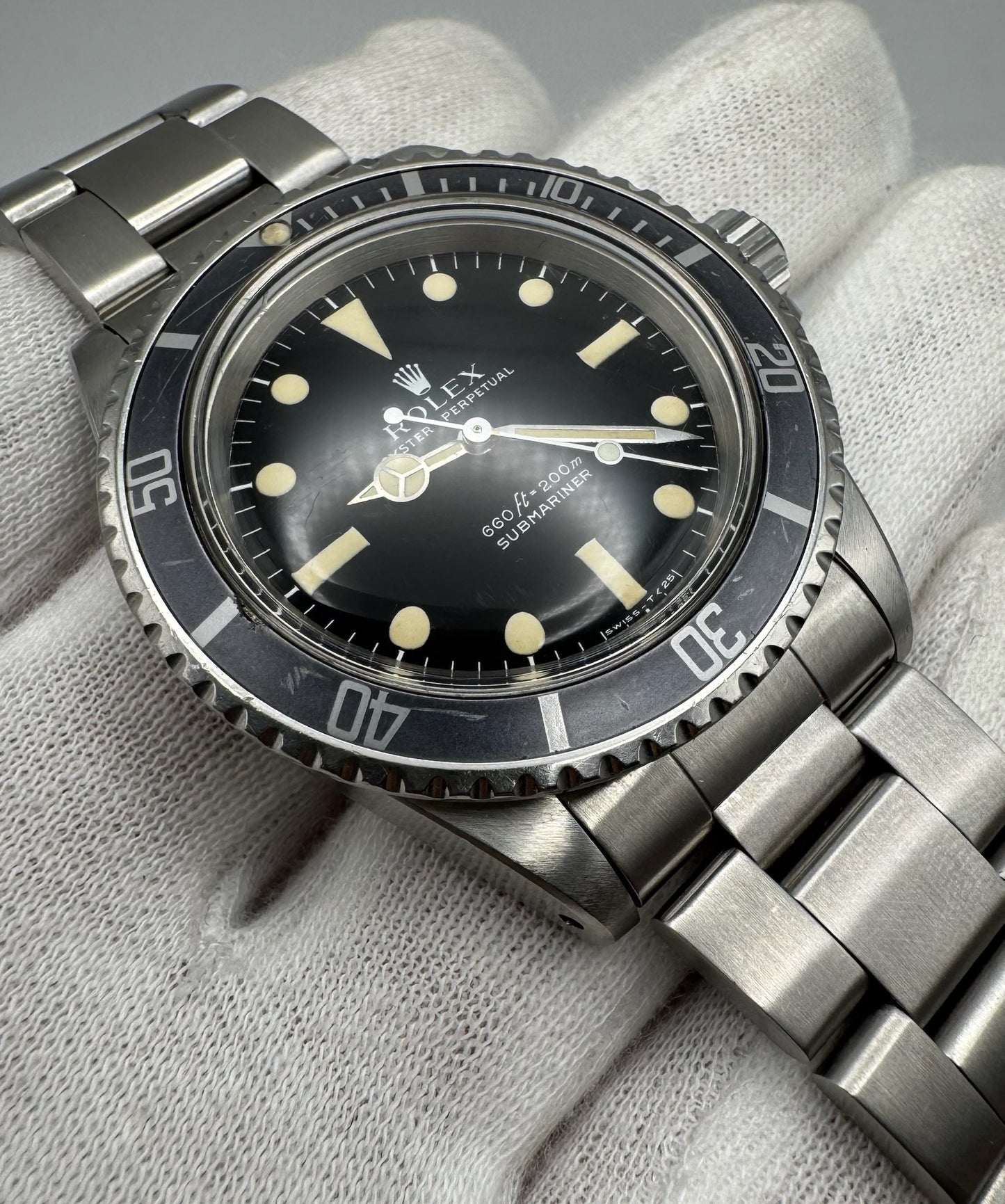 Rolex Submariner No Date 5513 Full Steel Maxi Dial 1969 (Unpolished/Serviced)