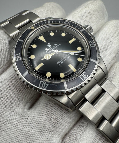 Rolex Submariner No Date 5513 Full Steel Maxi Dial 1969 (Unpolished/Serviced)