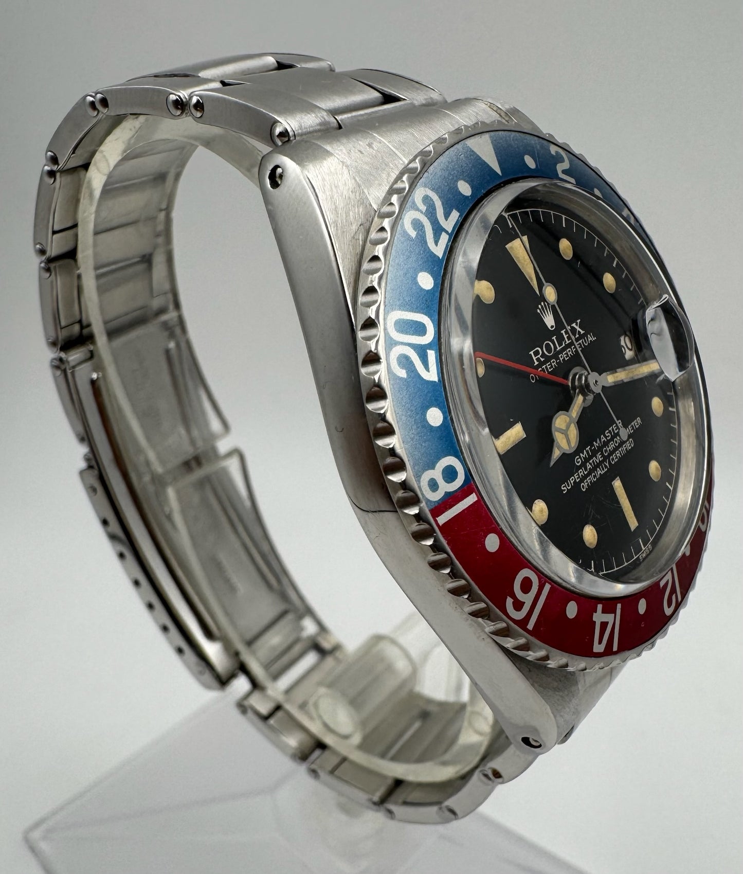 Rolex GMT-Master 1675 Chapter Ring Gilt Dial Pepsi 1960 (Full-Set)