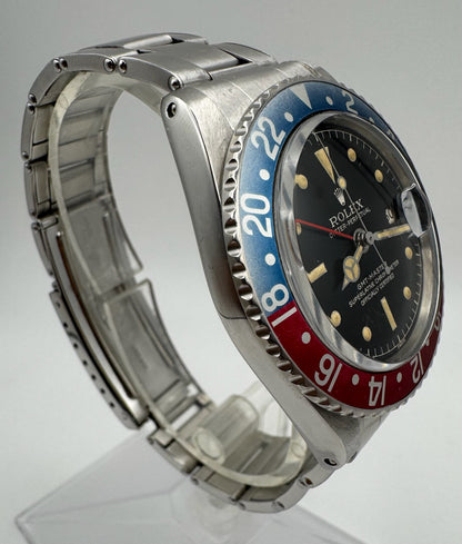 Rolex GMT-Master 1675 Chapter Ring Gilt Dial Pepsi 1960 (Full-Set)