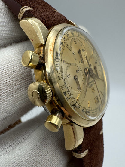 Omega Seamaster Chronograph 1950’s Gold Cap Manual Winding Cal. 321 (Unpolished/Serviced)