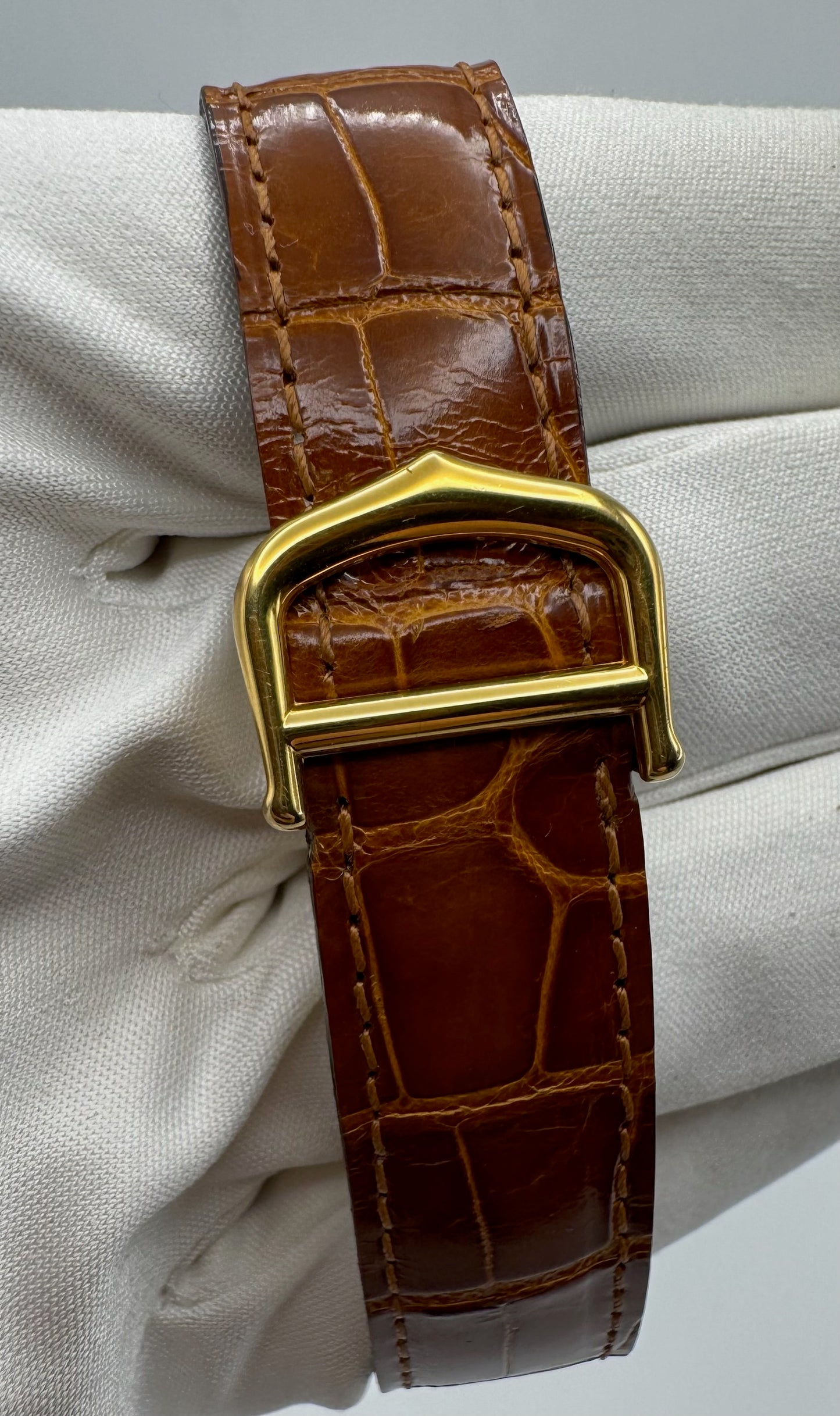 Cartier Tank Vermeil Gold Plated with Breguet Numerals (Mint)