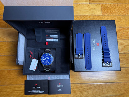 Tudor Pelagos Full Titanium Blue Dial 2022 (Full-Set/Unpolished)
