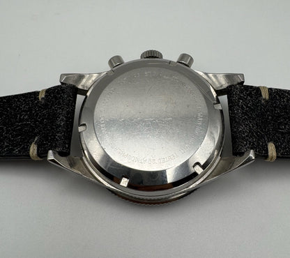 Le Jour Chronograph Vintage Steel 39 Glossy Tritium Dial 1970s