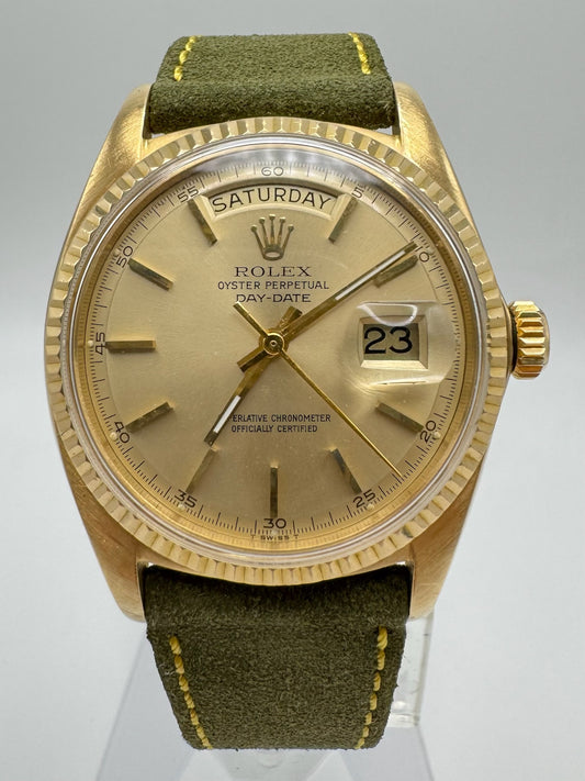 Rolex Day-Date 36 Yellow Gold with Champagne Index 1970