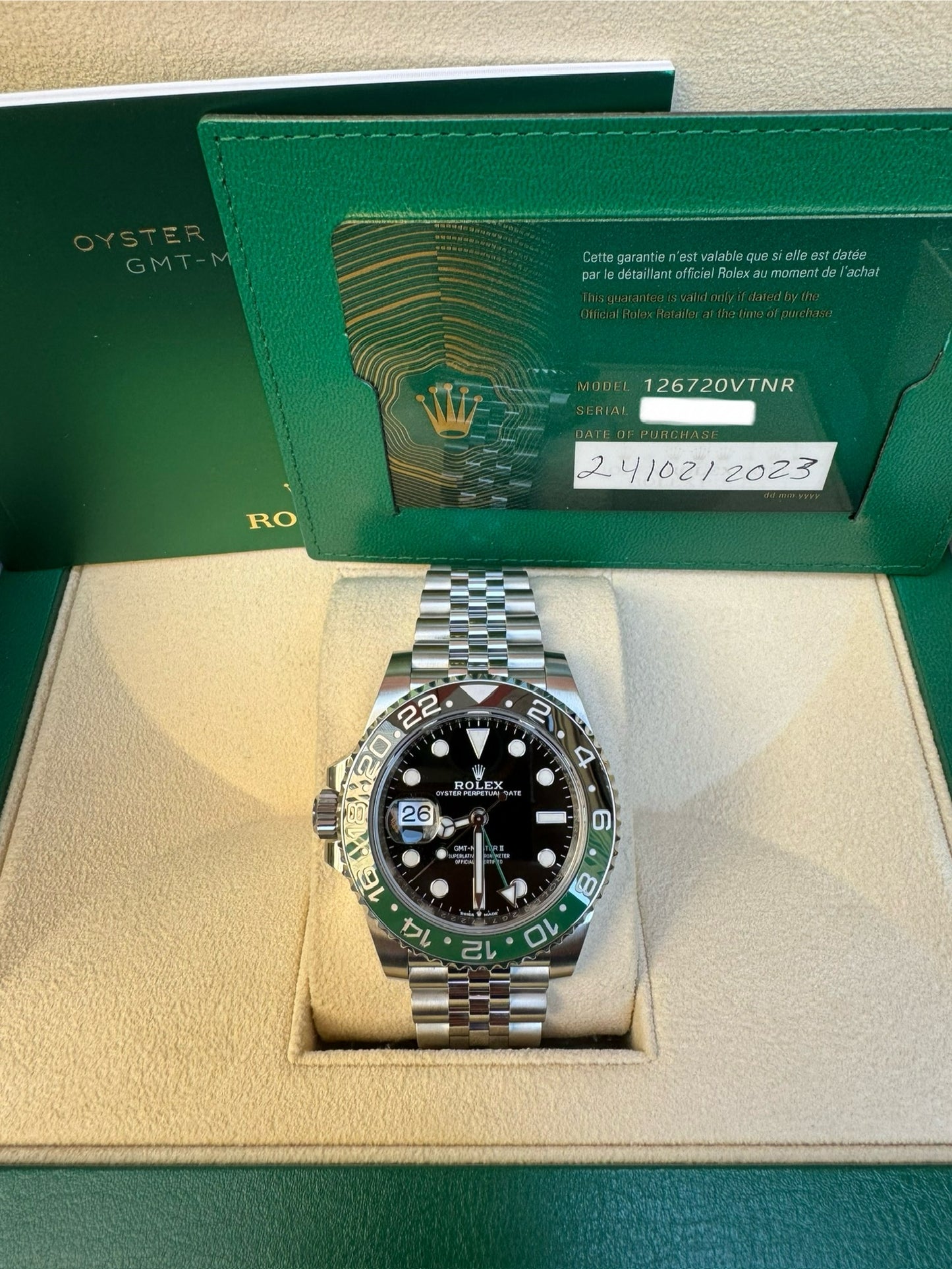 Brand New Rolex GMT-Master II “Sprite”