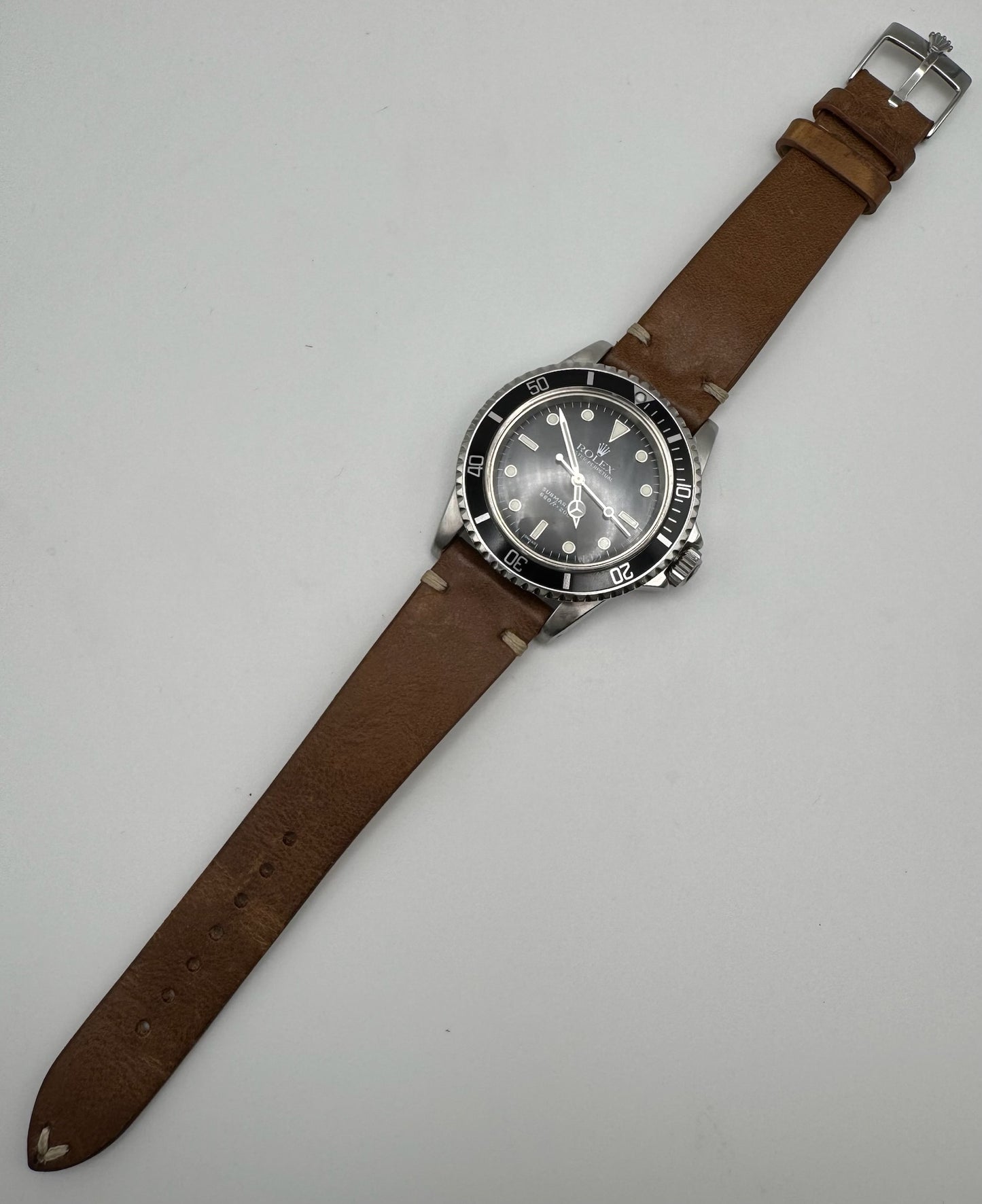 Rolex Submariner No Date 5513 Steel Head Black Glossy Dial 1978 (Serviced)