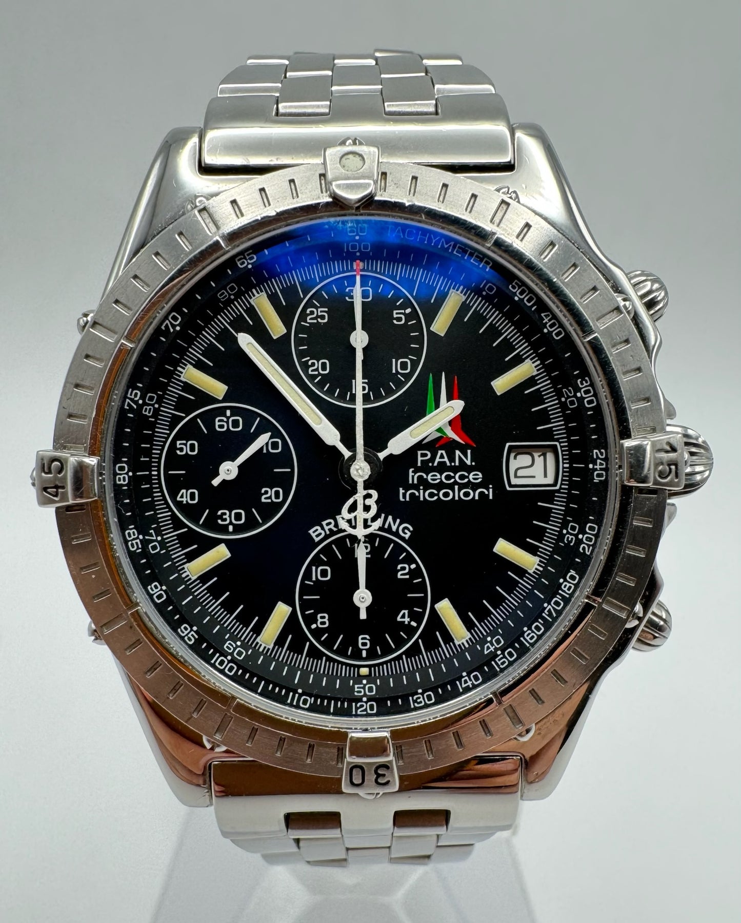 Breitling Chronomat Blackbird Frecce Tricolori Ltd Edition with Tritium Dial