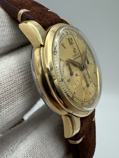 Omega Seamaster Chronograph 1950’s Gold Cap Manual Winding Cal. 321 (Unpolished/Serviced)