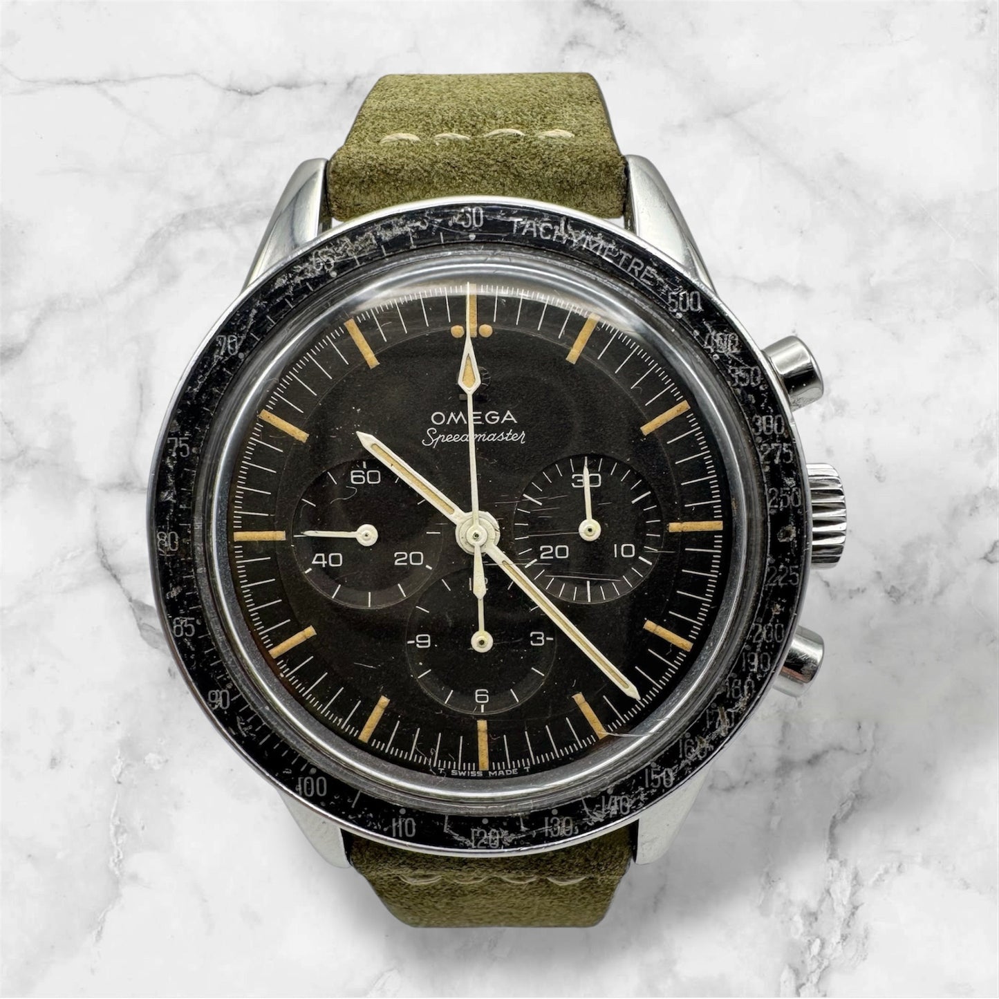 Omega Speedmaster “Ed White” Cal. 321 Tropical Dial Heavy Patina (Serviced)