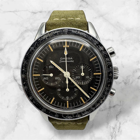 Omega Speedmaster “Ed White” Cal. 321 Tropical Dial Heavy Patina (Serviced)