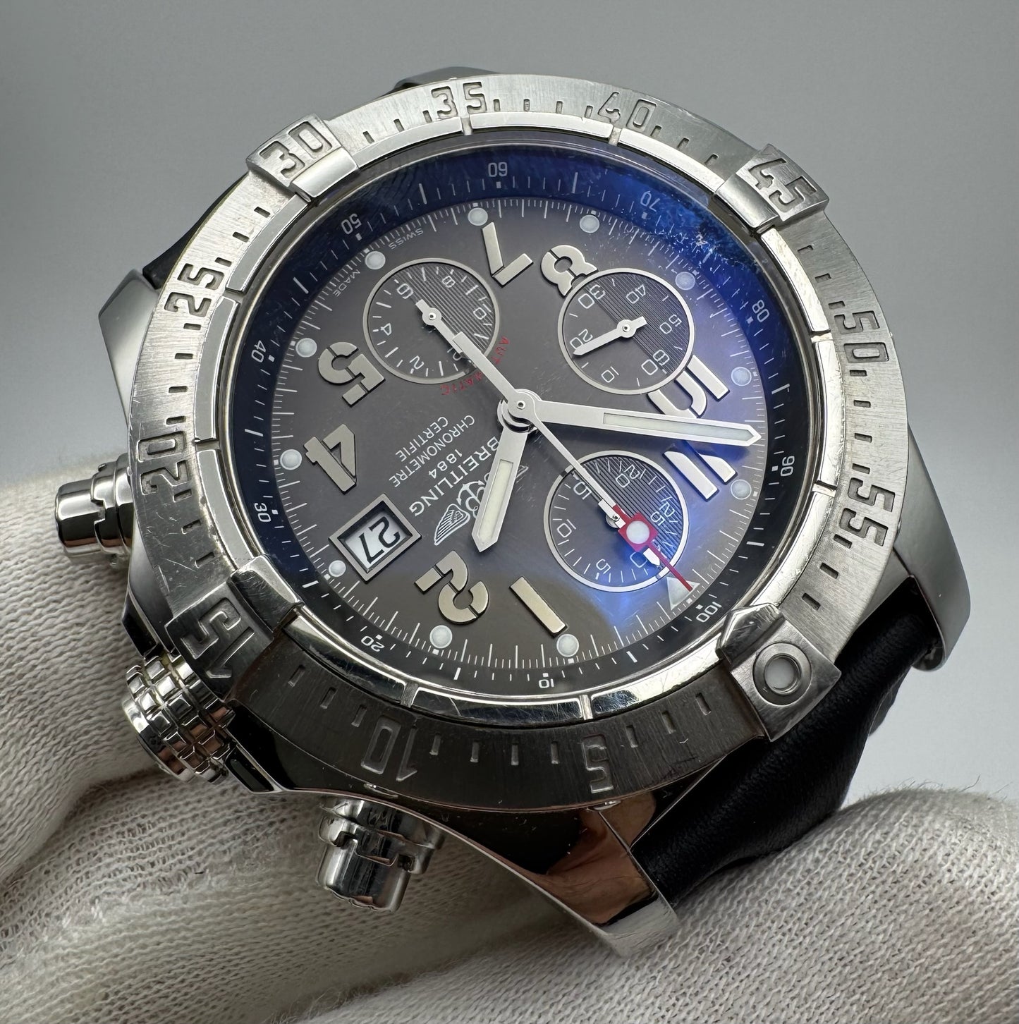 Breitling Avenger Skyland Steel Grey Dial (Unpolished)