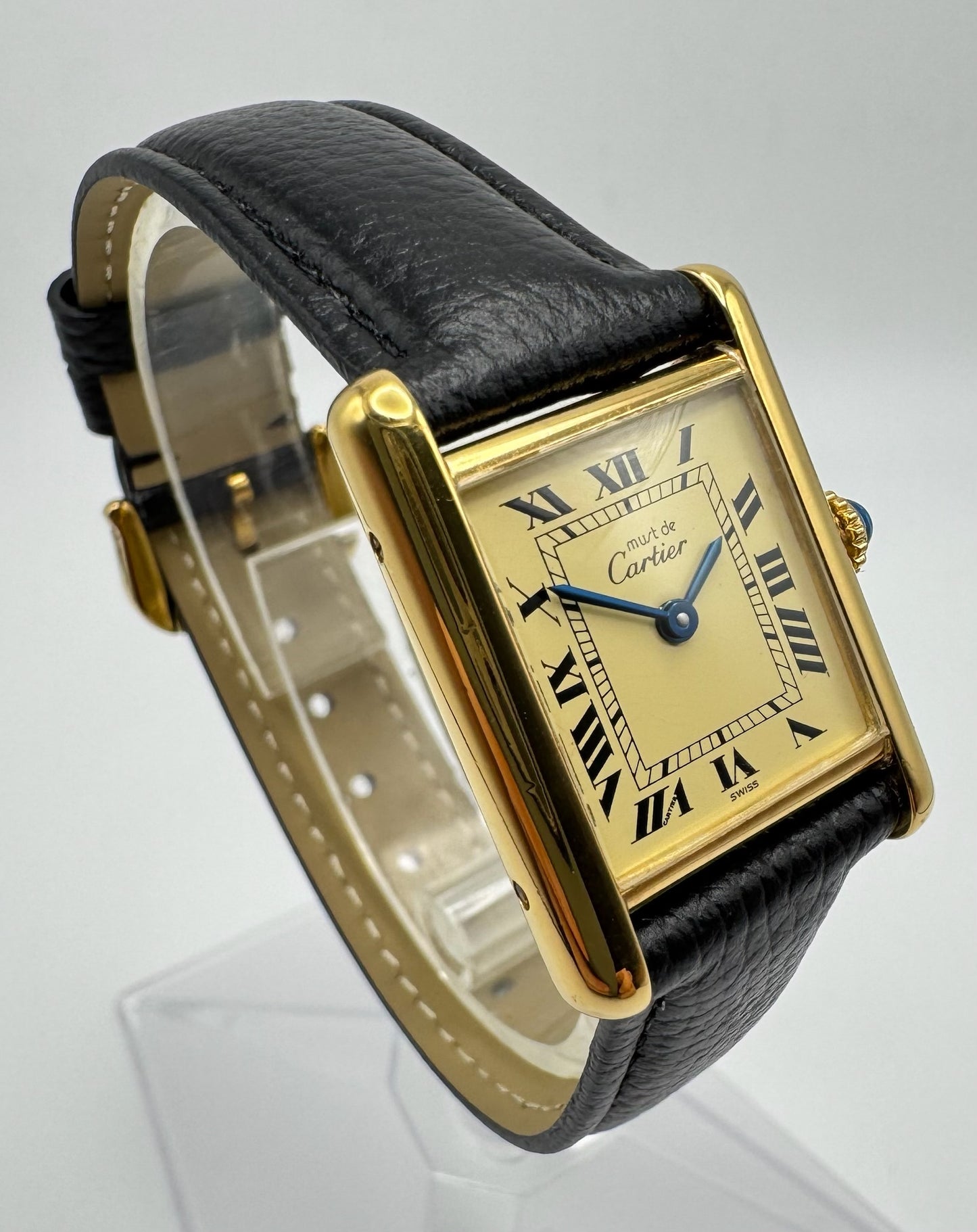 Cartier Tank Vermeil Manual Winding Lemon Dial (Mint)