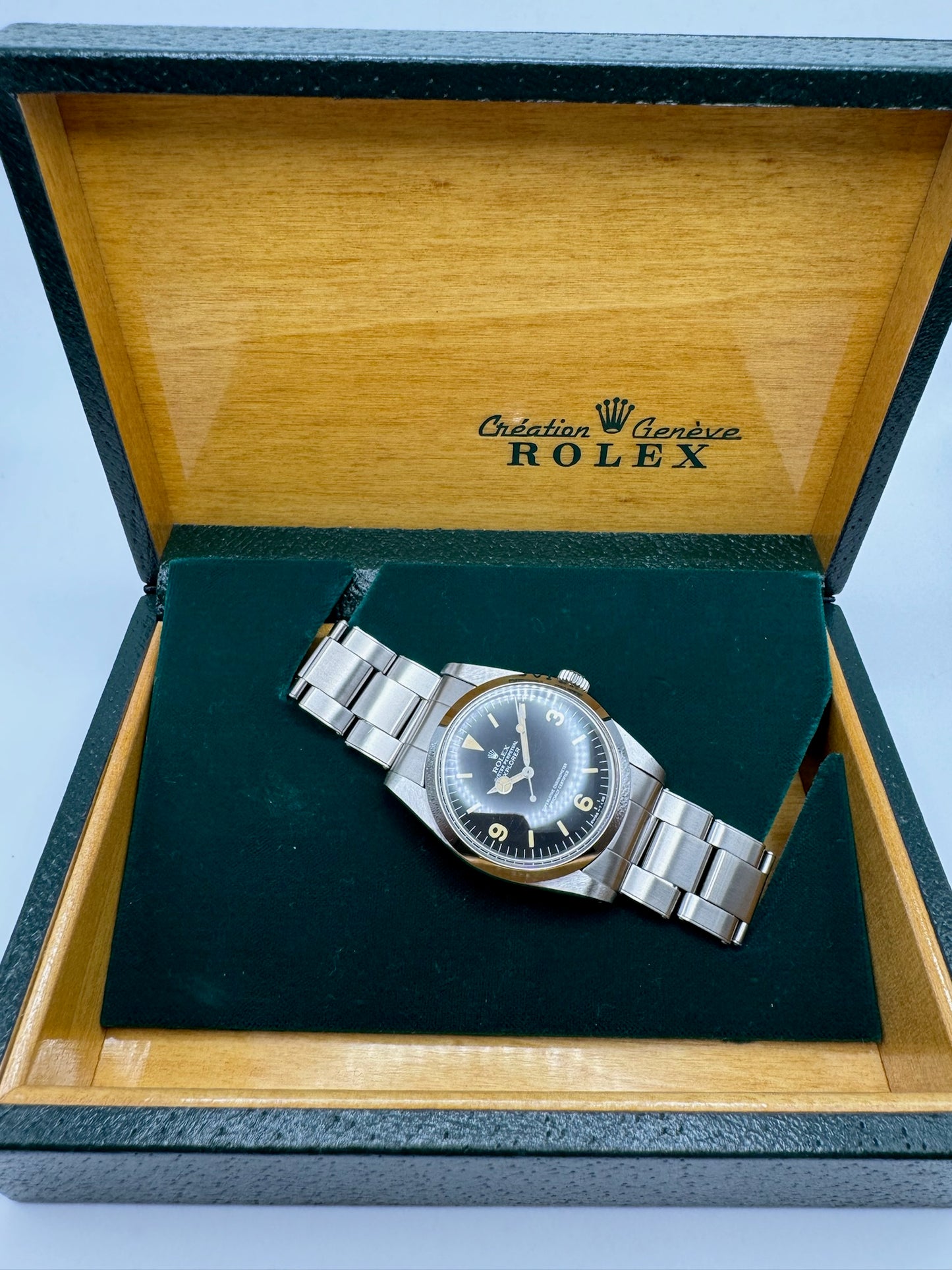 Rolex Explorer 1016 Riveted with Heavy Patina (Box/Serviced)