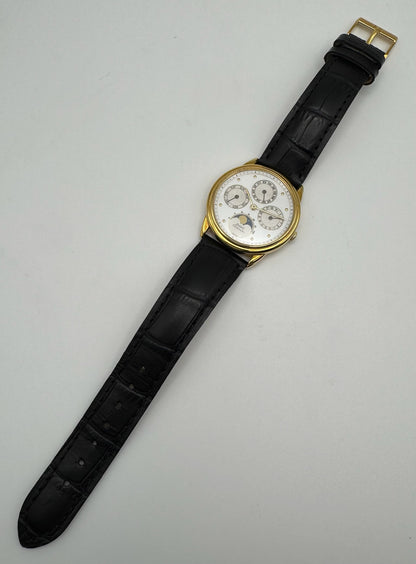 Piaget Annual Calendar Yellow Gold Rare Nipple Dial (Unpolished/Serviced)