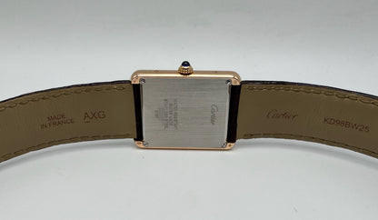 Cartier Tank Solo Large Size Rose Gold 2018 (Full-Set/Mint)