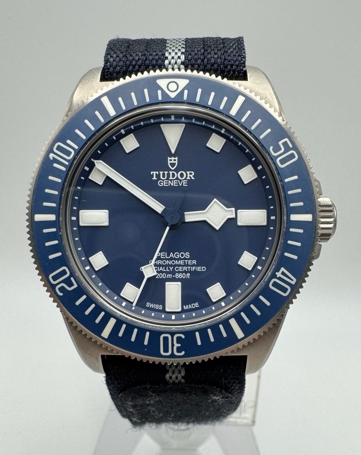 Tudor Pelagos Titanium Blue Dial 2022 (Full-Set/Unpolished)