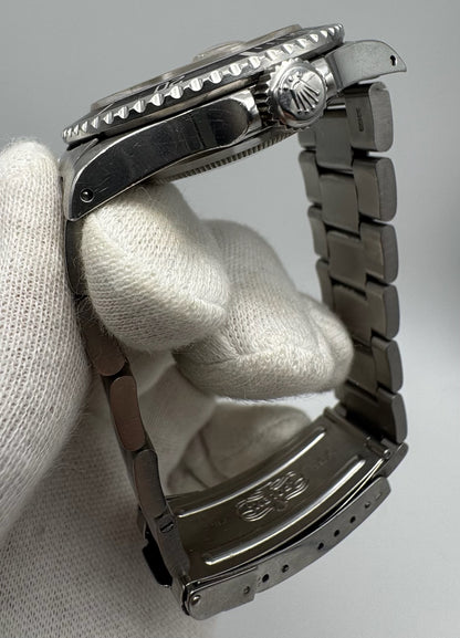 Rolex Submariner Date 16800 Full Steel Matte Dial Ghost Insert Original Owner 1982 (Full-Set/Unpolished/Serviced)