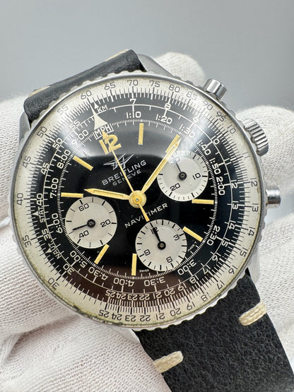 Breitling Navitimer Vintage 806 Steel Twin Jet Stunning Patina (Serviced)