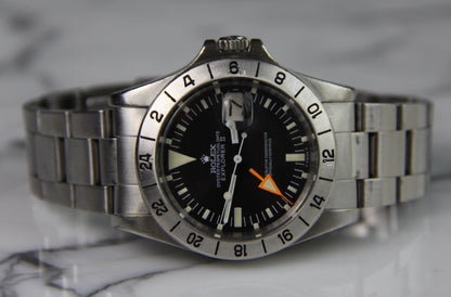 Rolex Explorer II 1655 Steve McQueen Full Steel Yellow Patina MK2 1973 (Full-Set)