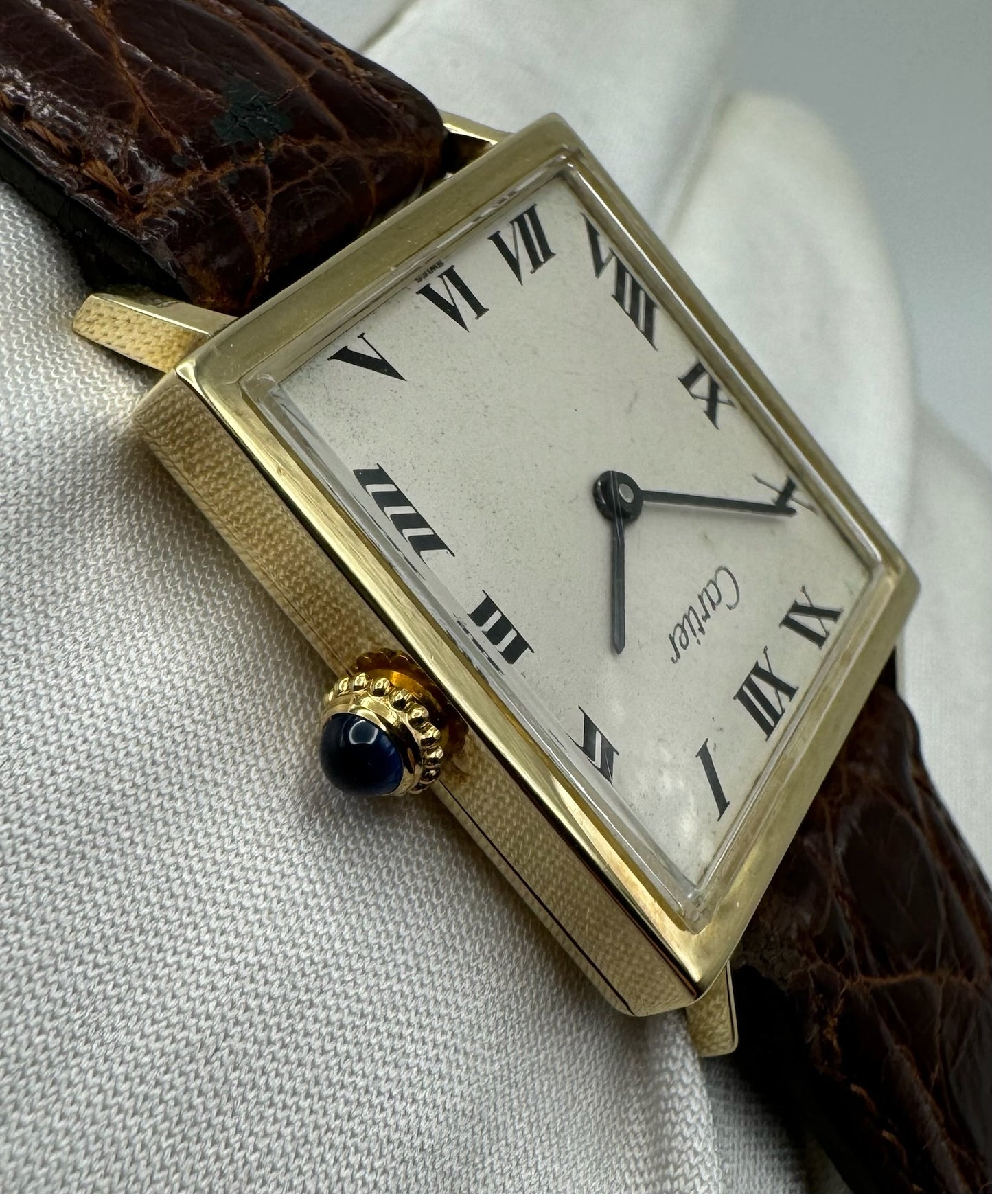 Cartier Tank 14K Yellow Gold Concord Manual Winding