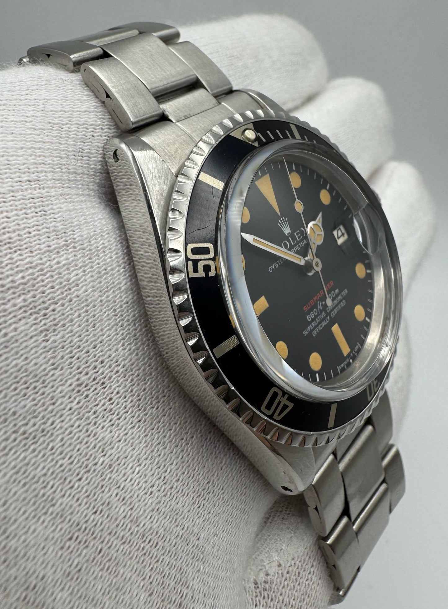 Rolex Submariner 1680 MK4 Red Stunning Patina (Full-Set/Serviced)