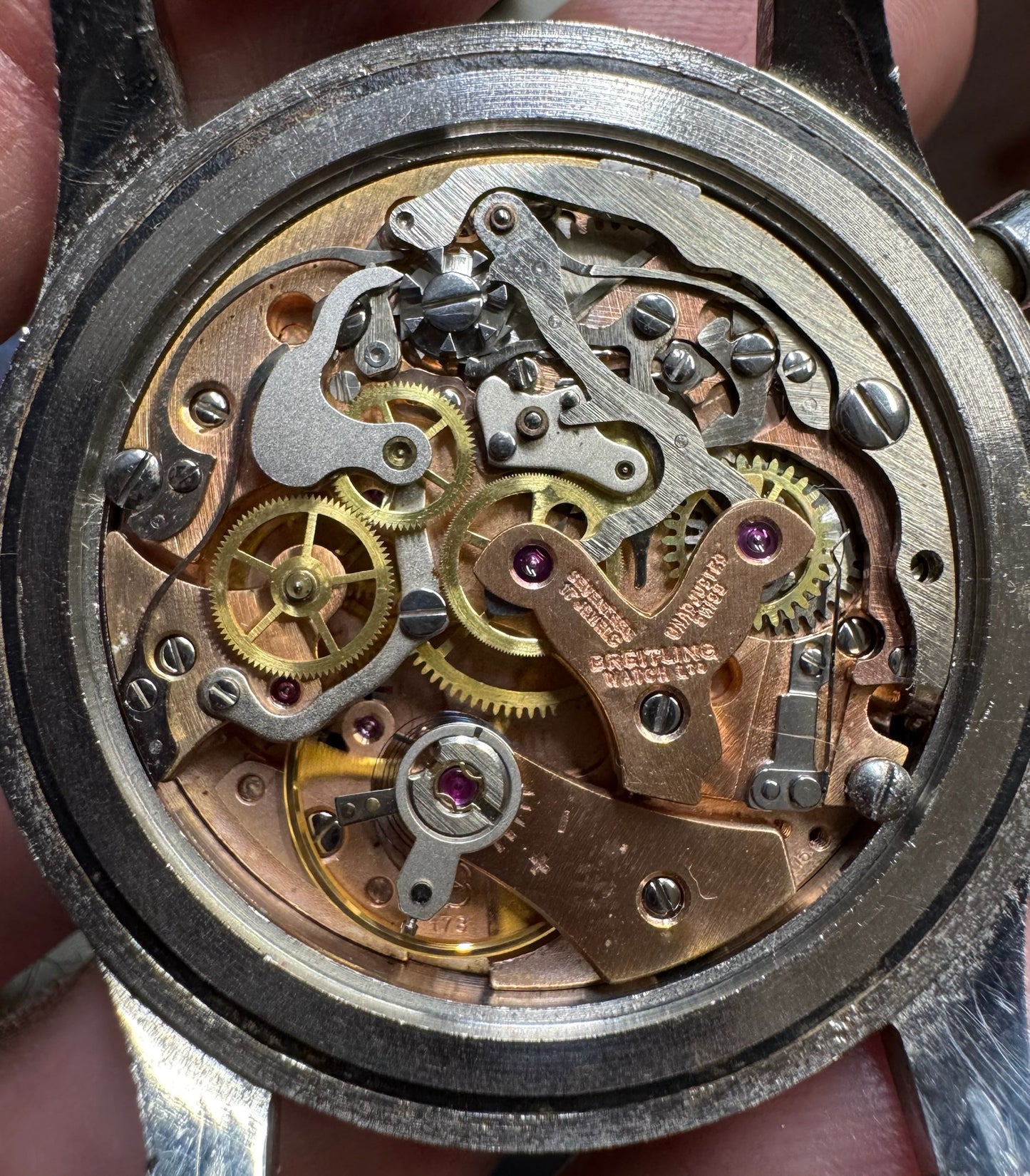 Breitling Navitimer Cosmonaute 809 Steel Heavy Patina Jordanian Military Pilot (Unpolished/Serviced)