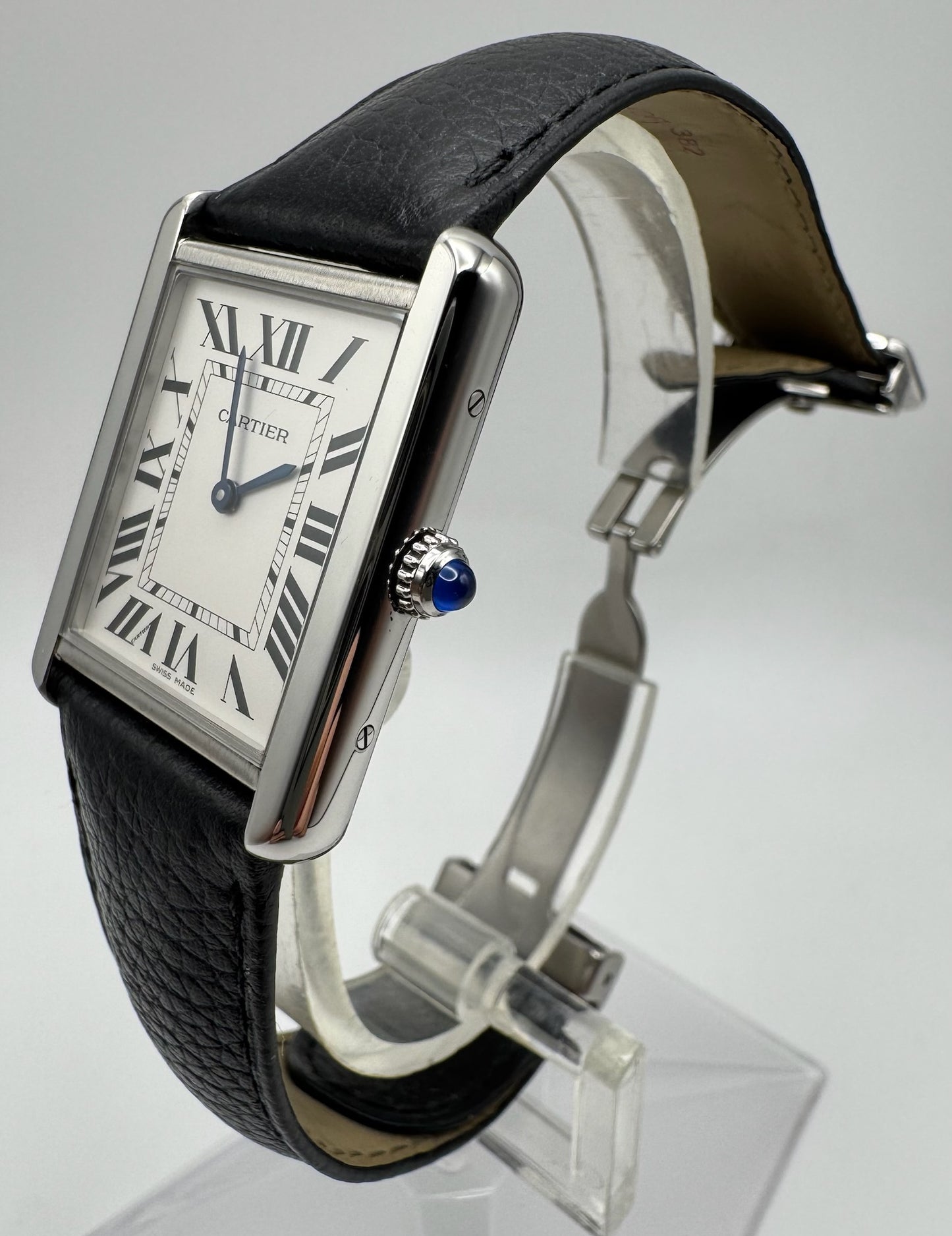 Cartier Tank Solo Steel Large Size Quartz Silver Dial 2020 (Full-Set/Mint)