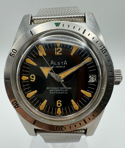 Alsta Vintage Deep Diver with Tritium Dial