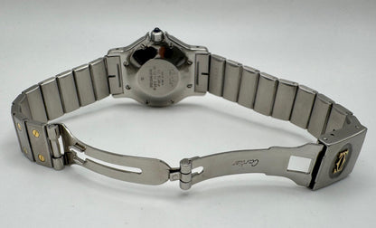 Cartier Santos Octagon Automatic Two-Tone Large Model Ghost/Grey Dial 1990 (Serviced)