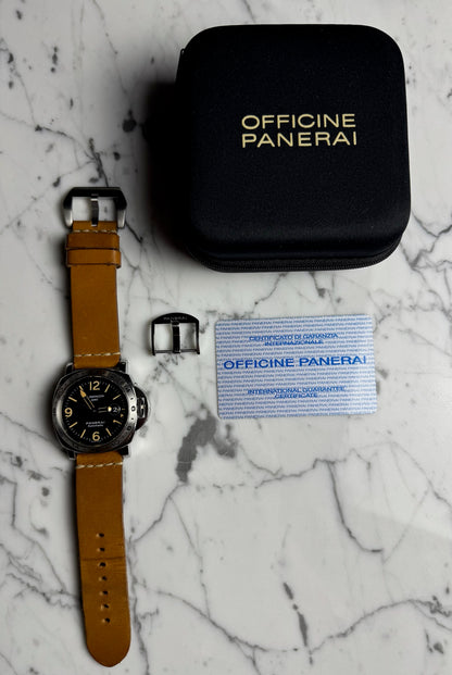 Panerai Luminor GMT PAM23 Automatic 44 A Serial Tritium Dial 1998 (Papers/Unpolished/Serviced)