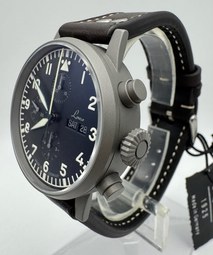 Laco Pilot München Chronograph Automatic 2020 Ltd Edition 200 Pcs (Full-Set/Unworn NOS)