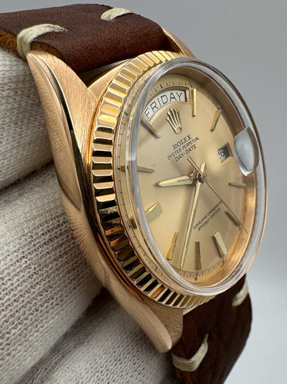 Rolex Day-Date 36 18K Rose Gold Head Door Stop Dial 1973 (Mint)