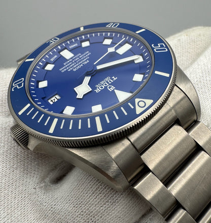 Tudor Pelagos Full Titanium Blue Dial 2022 (Full-Set/Unpolished)