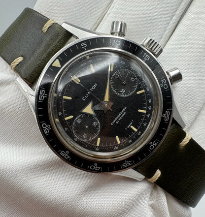 Clinton Skydiver Chronograph Broad Arrow