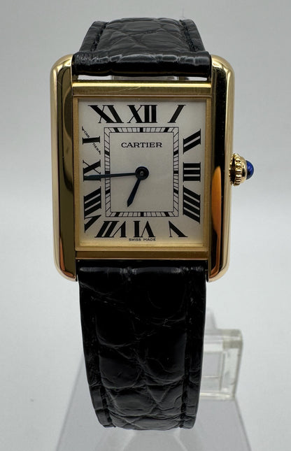 Cartier Tank Solo Medium Size Yellow Gold (Box)