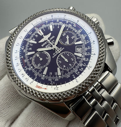 Breitling Bentley Motors For Bentley Motors 30 Seconds Chronograph Purple Dial Extremely Rare (Papers/Serviced)