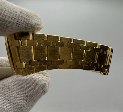 Audemars Piguet Royal Oak Full Yellow Gold 18K Champagne Dial Quartz 1984 (Papers & Service Box)