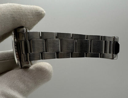 Rolex GMT-Master 16750 Pepsi Matte Dial Yellow Patina 1980 (Full-Set/Unpolished)