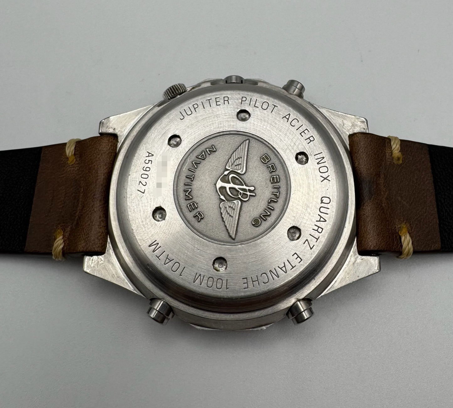 Breitling Jupiter Pilot Navitimer Jupiter Pilot Quartz Blue Tritium Dial Very Rare (Unpolished)