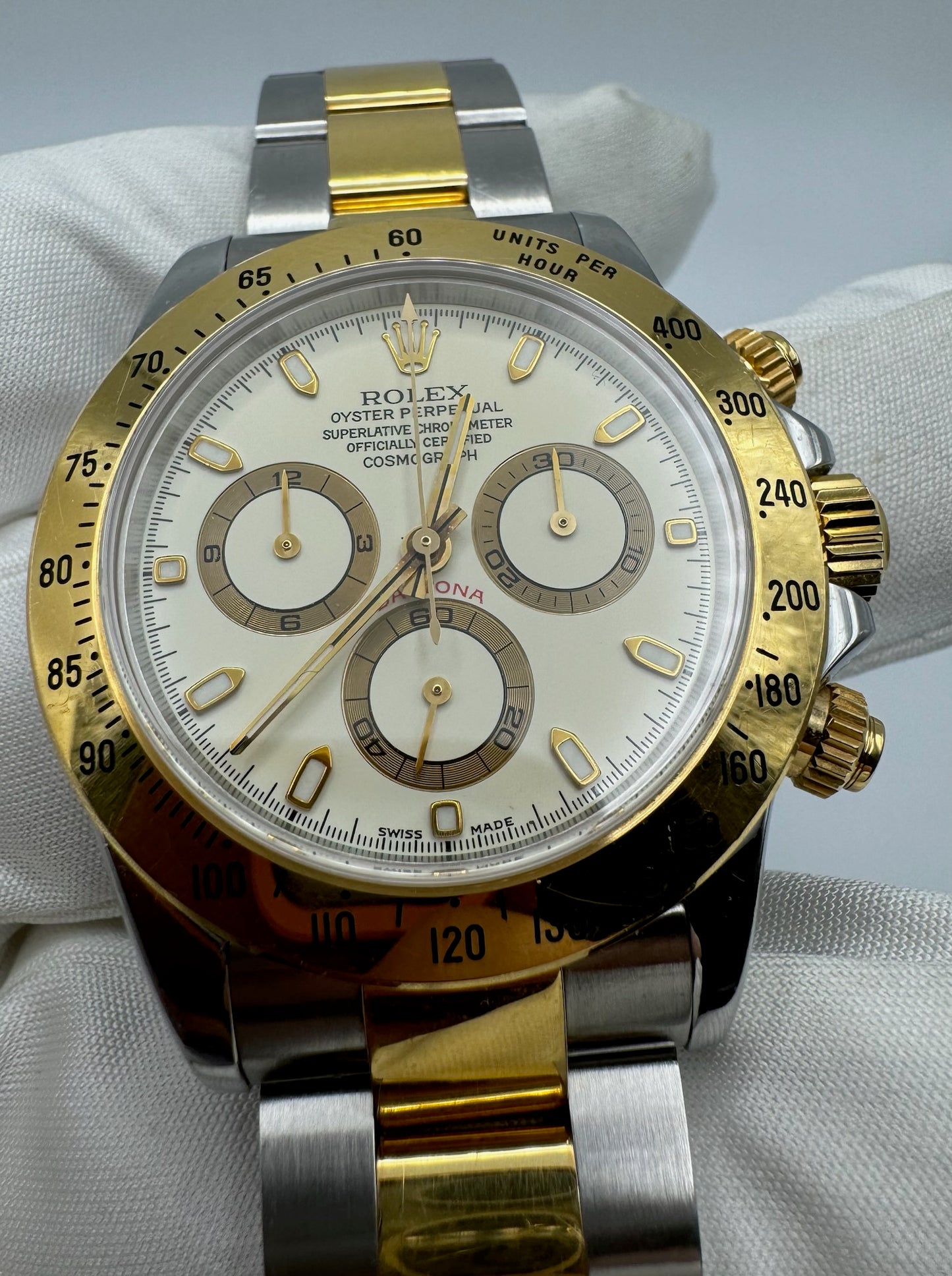 Rolex Daytona “UAE” Logo with Cream Lemon Dial (Full-Set)