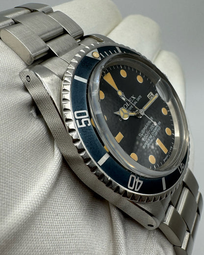 Rolex Submariner Date 1680 Crazy Patina Blue Insert (Unpolished/Full-Set)