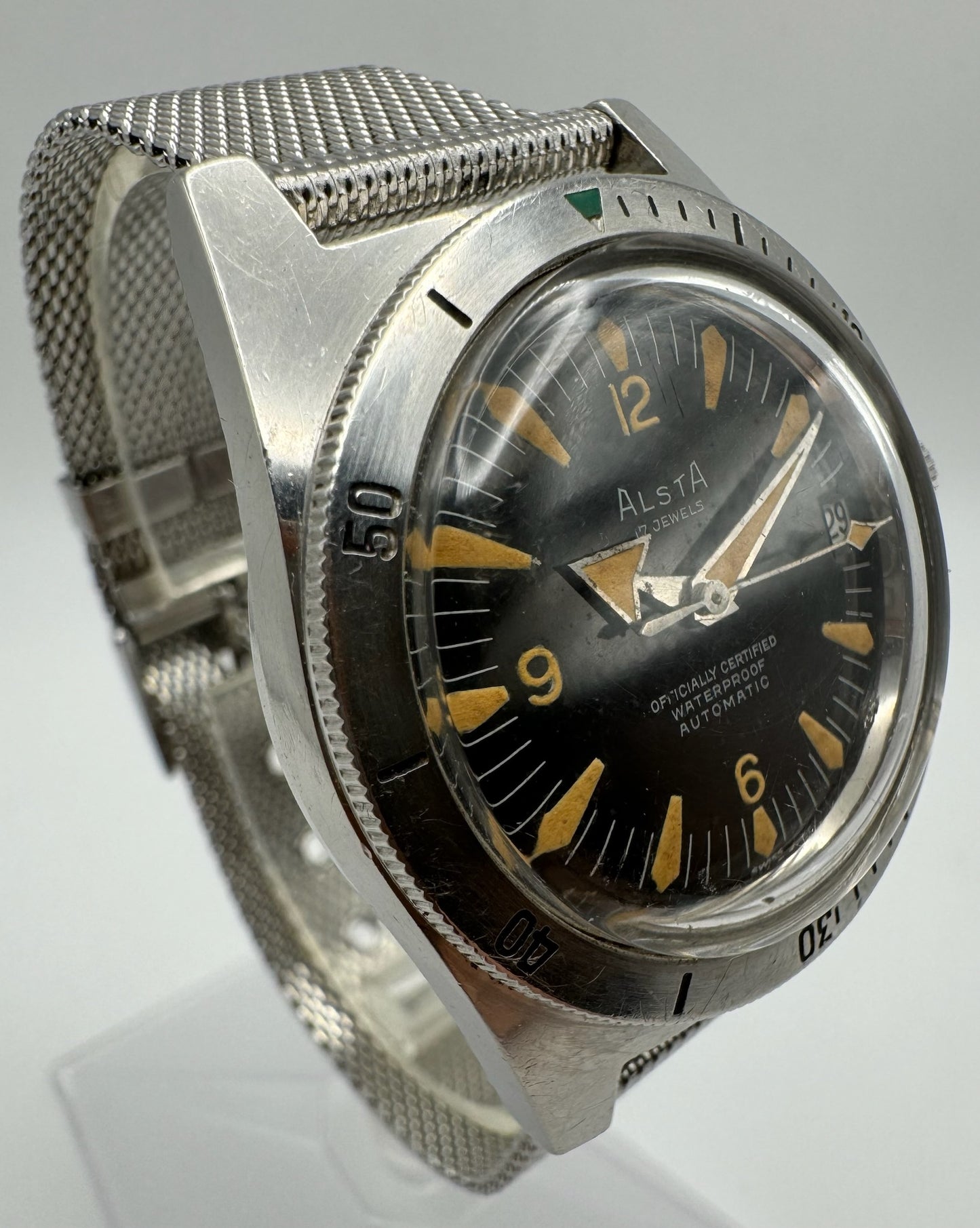 Alsta Vintage Deep Diver with Tritium Dial