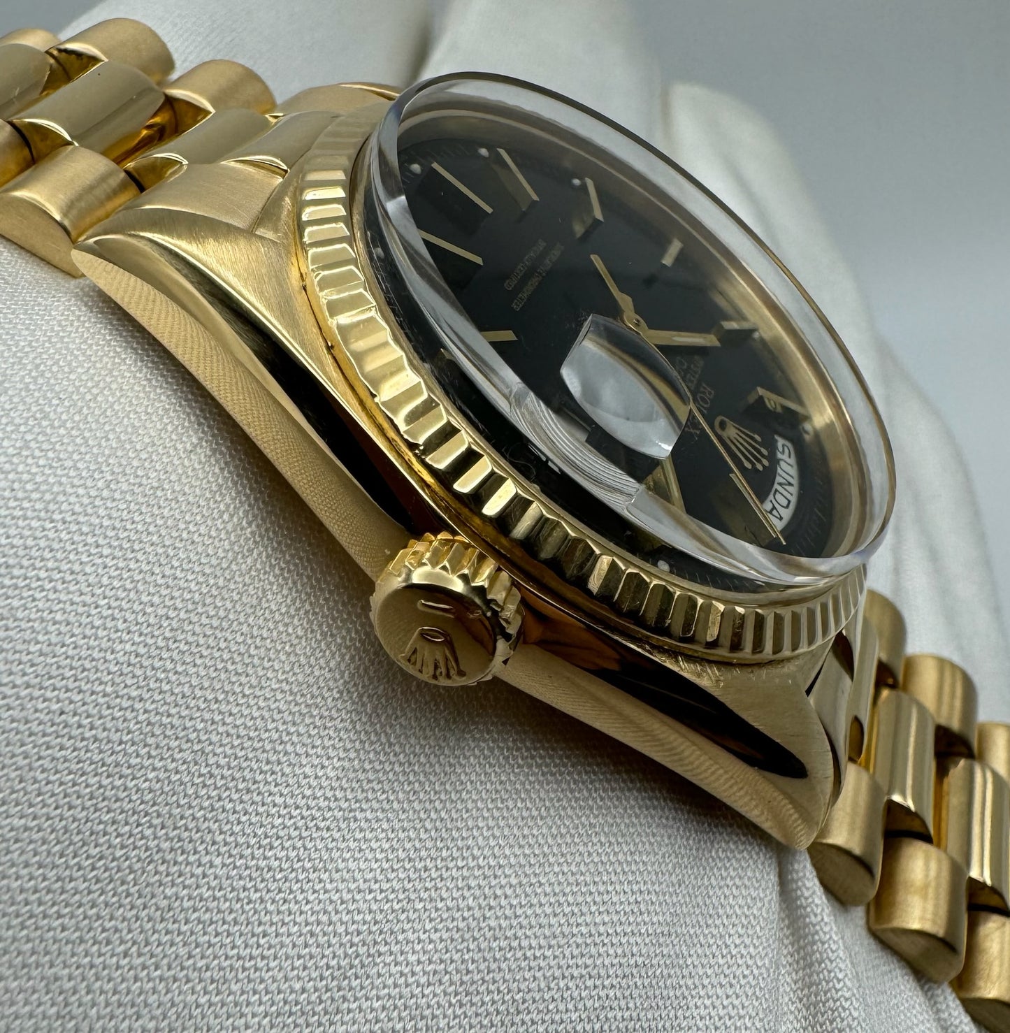 Rolex Day-Date Full Gold with Black Dial