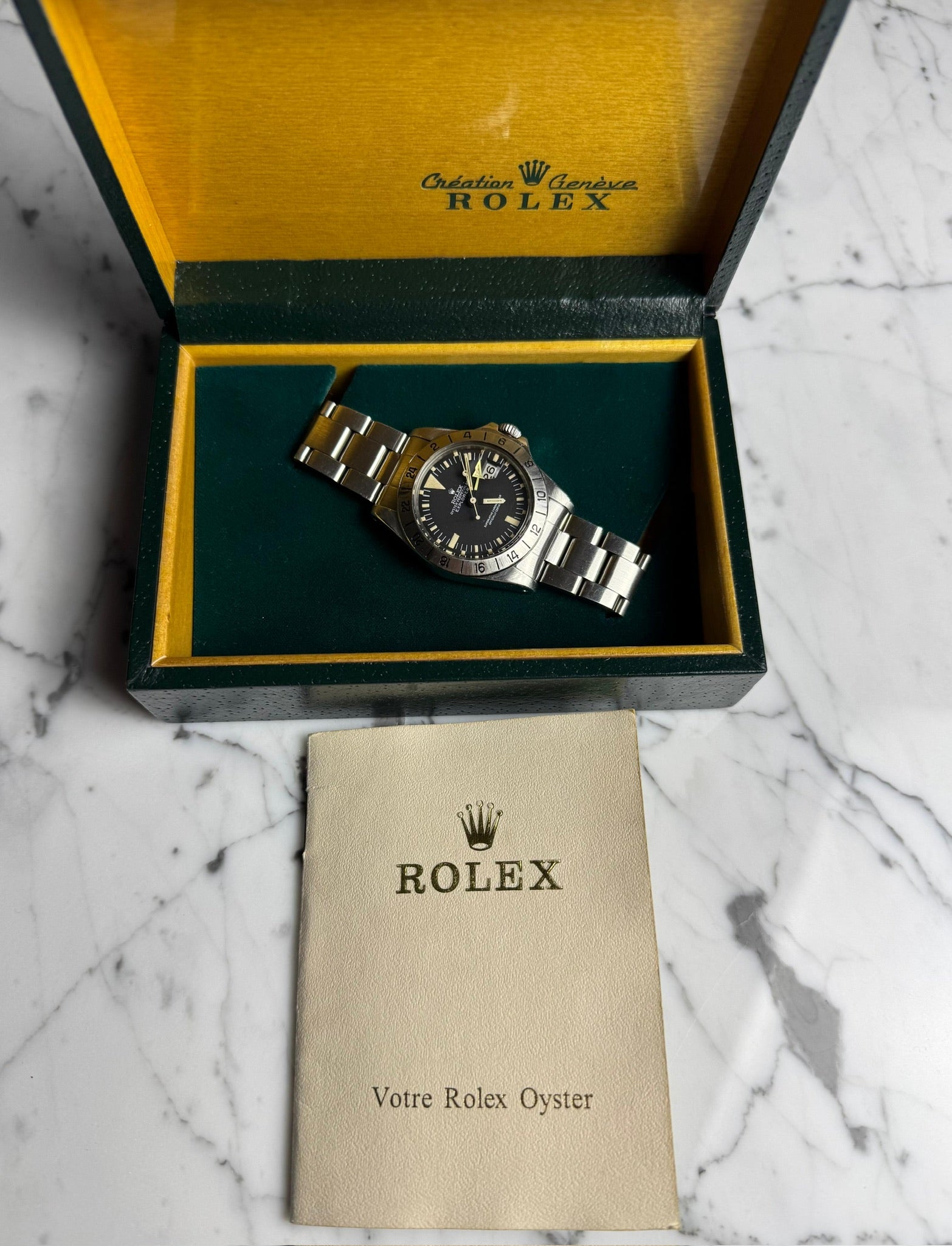Rolex Explorer II 1655 MK2 Lollipop Full Steel 1972 (Full-Set
