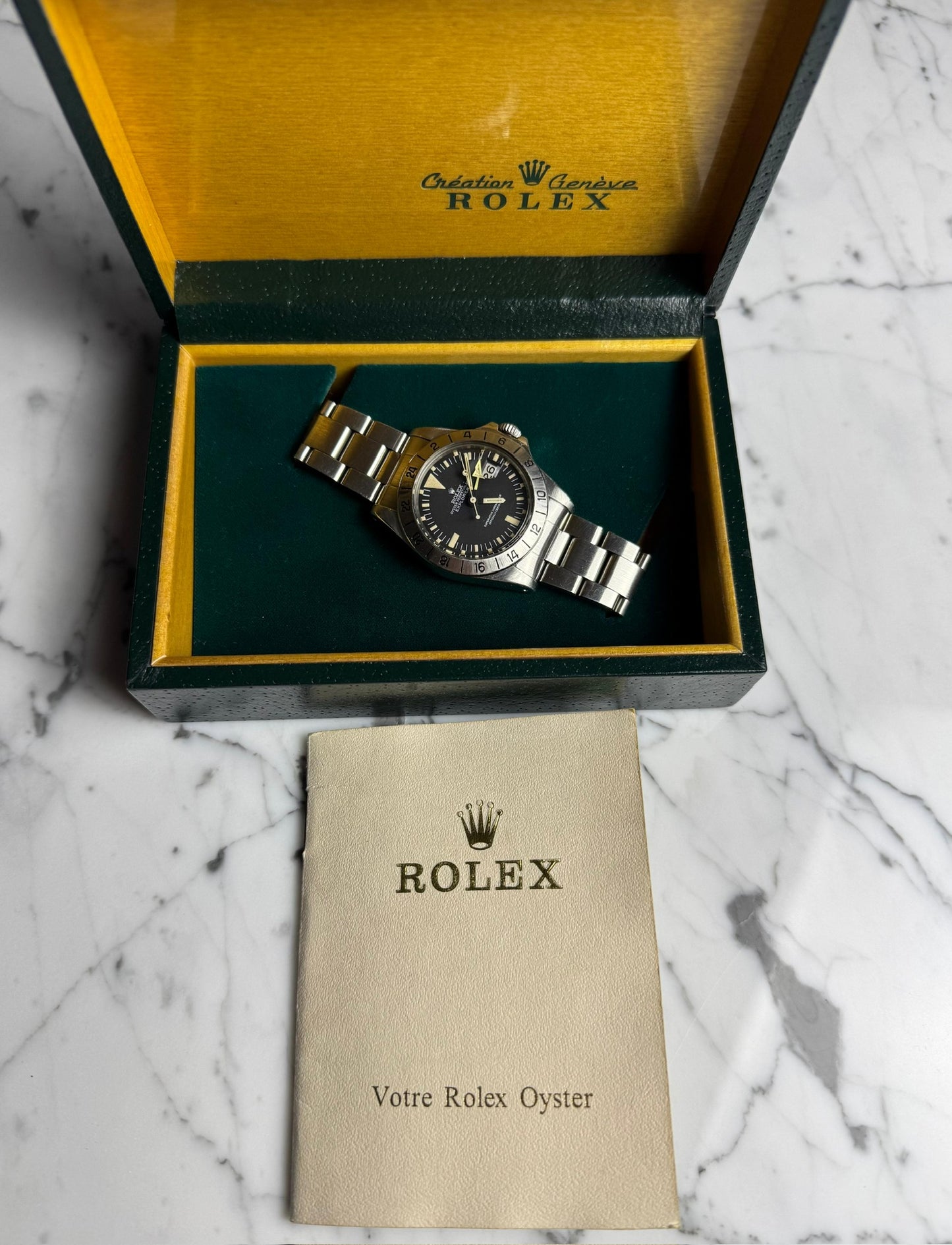Rolex Explorer II 1655 MK2 Lollipop Full Steel 1972 (Full-Set/Serviced)