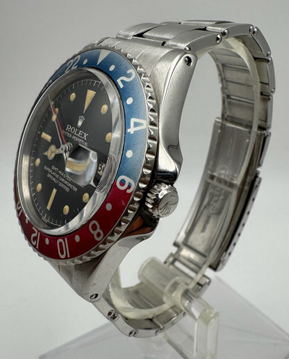 Rolex GMT-Master 1675 Chapter Ring Gilt Dial Pepsi 1960 (Full-Set)