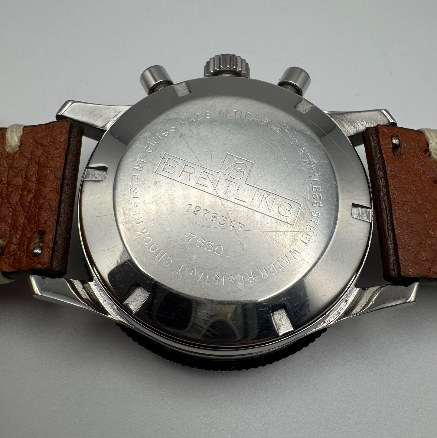 Breitling Co-Pilot Steel 42 Chronograph Yellow Patina (Serviced)