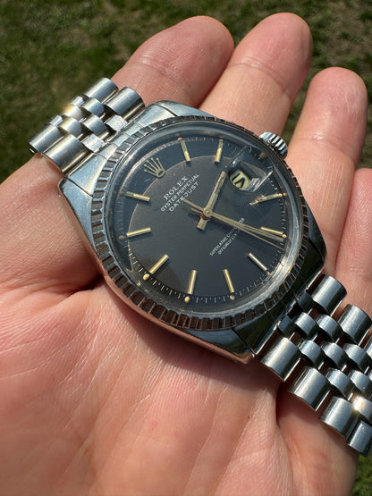 Rolex Datejust 36 with Tropical Dial Pie Pan Olive Green Unique Double Tritium