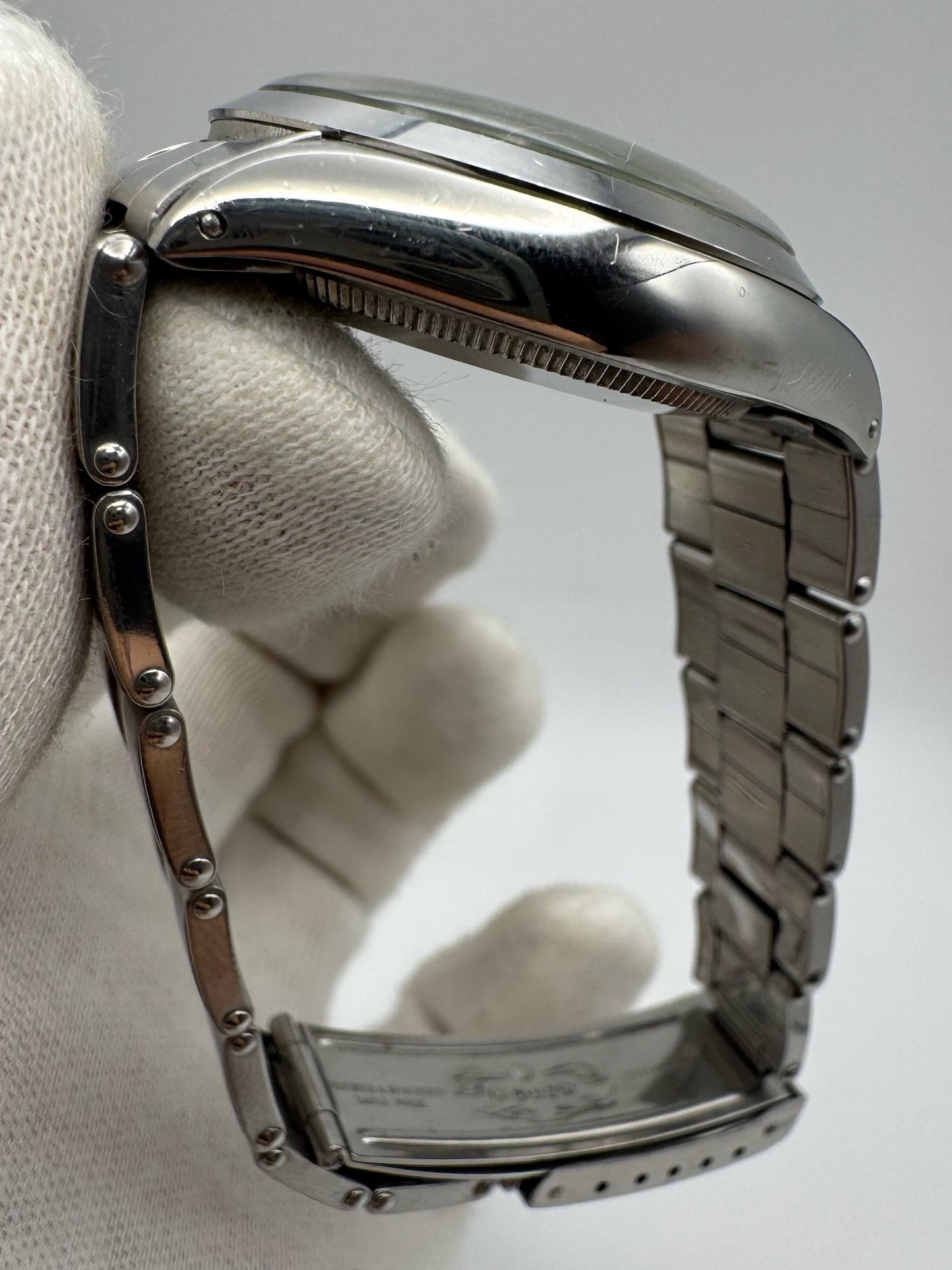 Rolex Air King Full Steel Oyster Riveted Bracelet Blue Dial 1972